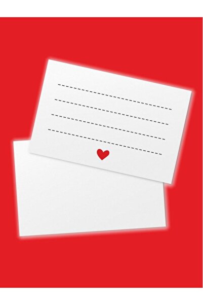 Grdall 50 Adet - Not Kartı - Not Kağıdı - 8x5 Cm