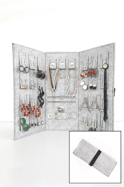 DRN Travel Jewelry Bag Wallet Organizer Organizer