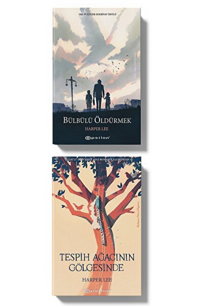 Epsilon Yayınevi Set 2 Kitap / Bülbülü Öldürmek Ciltli - Tespih Ağacının Gölg...