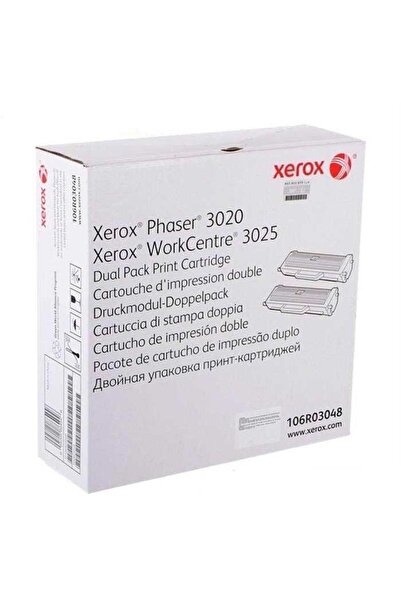 Xerox HPZR Xerox Phaser 3020-106R03048  Toner 2li Paket