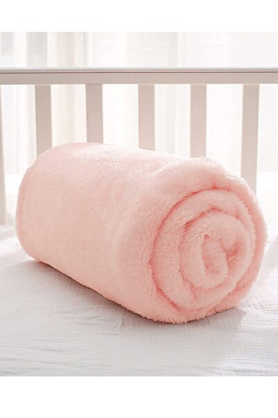 Bundeba Pink Nomi Baby Blanket - Newborn, Plush Crib Stroller, 100x120 Cm