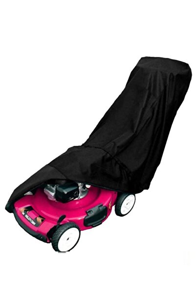 Bundeba Çim Biçme Makinesi Koruma Örtüsü Kılıf Su Geçirmez Siyah Yağmur Toz Kir Önleyici Branda Kılıfı
