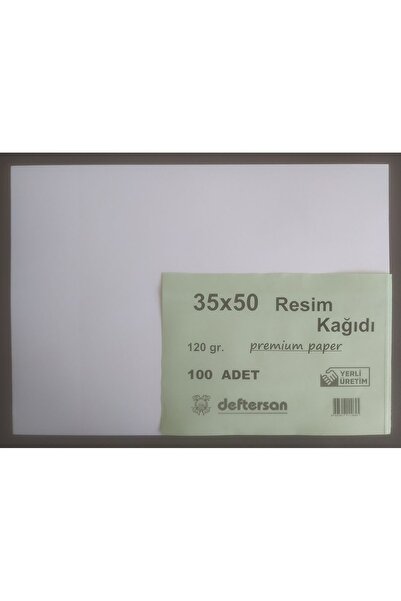 DEFTERSAN 35x50 Resim kağıdı 120 gram 100 adet