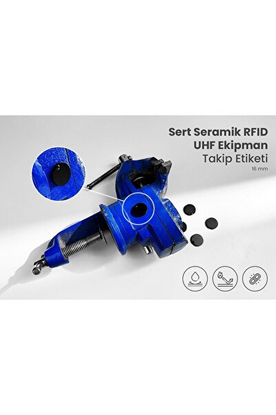 Sert Seramik RFID UHF Ekipman Takip Etiketi