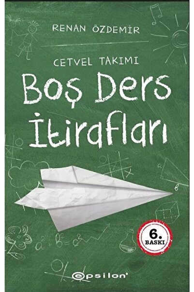 Epsilon Yayınevi اعترافات محاضرة فارغة - رينان أوزديمير 9786051739380