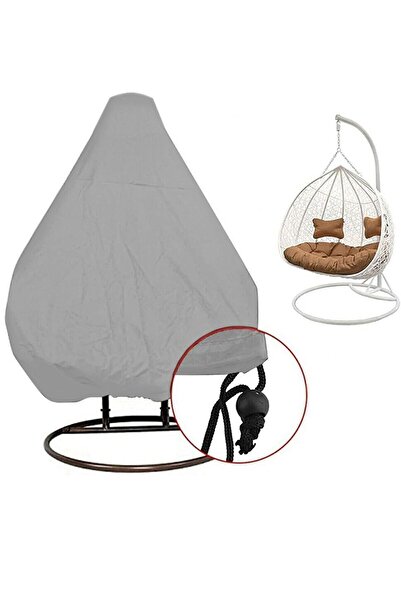 Bundera Cocoon Gri 2 Kişilik Salıncak Koruma Örtüsü Su Geçirmez Bahçe Kılıfı Yağmur Toz Kir Önleyici Branda