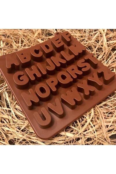 WorkAsist قالب شوكولاتة من السيليكون بالحروف الأبجدية