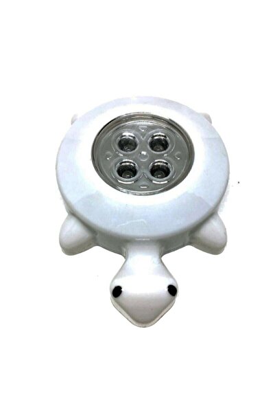 Bundeba 4 Adet Dokunmatik Led Lamba Beyaz Kaplumbağa Gece Lambası Yapışkanlı ...