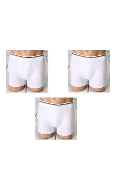 Berrak Ανδρικό Boxer White 3 τεμαχίων 1097