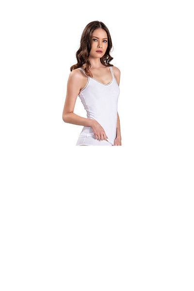 Jiber Women's Black Cotton Lycra Tank Top 553
