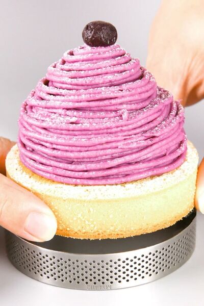 WorkAsist Delikli Yuvarlak Tart Kalıbı - Tekli Çap 8 Cm