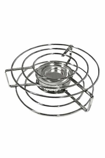 Bundeba Isıtıcılı Nihale Jel Ateşli Metal Nihale Çaydanlık Tencere Altlığı Kamp Piknik Ocağı Jelli Ocak