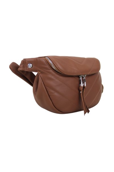 Karya Deri Genuine Leather Women's Waist Bag & Crossbody Bag 0206