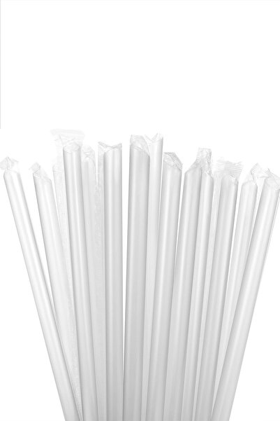 Kullan At Market Dolphin Bubble Tea Jelatinli Şeffaf Pipet 12mm 22cm 50 Adet