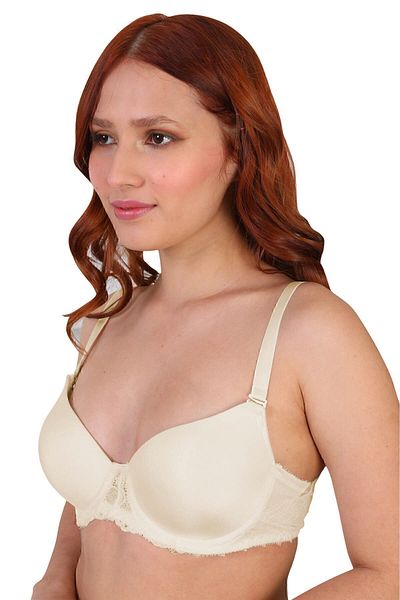 Emay Σουτιέν Ecru 189d με επένδυση με δαντέλα Underwire