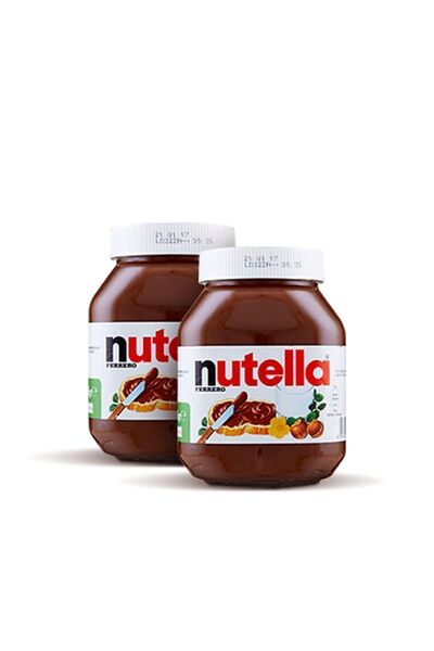 Kinder Nutella Kakaolu Fındık Kreması - 750 gr x 2 Adet