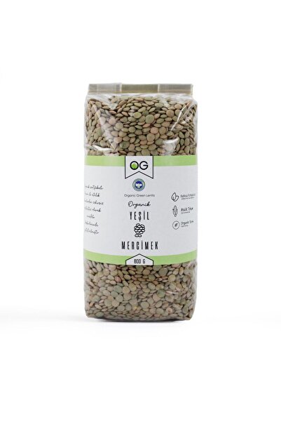 OG natural Organik Yeşil Mercimek 800 gr
