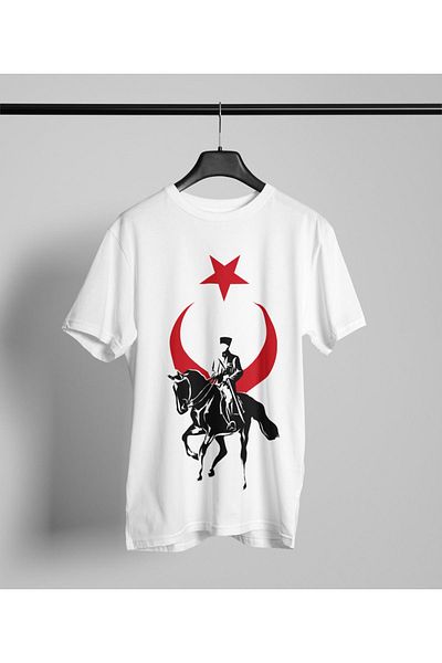 MYADA Tricou pentru copii cu imprimeu Atatürk Moon Star - 29 octombrie 23 aprilie 19 mai sărbătoare 22559