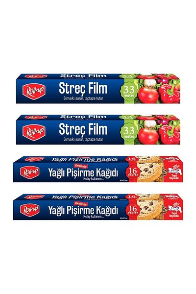 Roll-Up Stretch Film And Baking Paper 4 Pieces Economical Kitchen Set 3