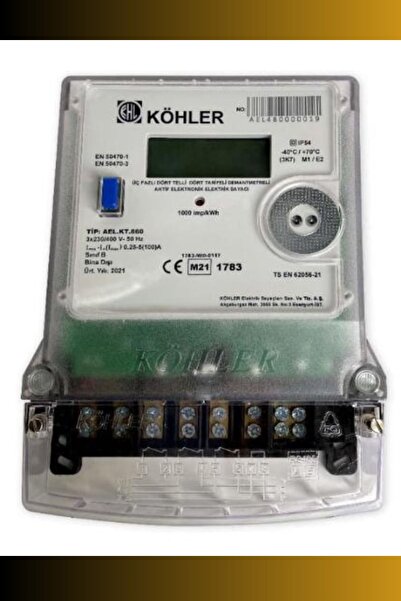 Köhler KÖHLER TRİFAZE SAYAÇ