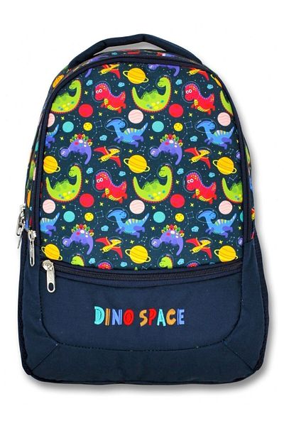 ÜMİT ÇANTA Cennec Black Boy's Dinosaurs and Space Primary School School Bag