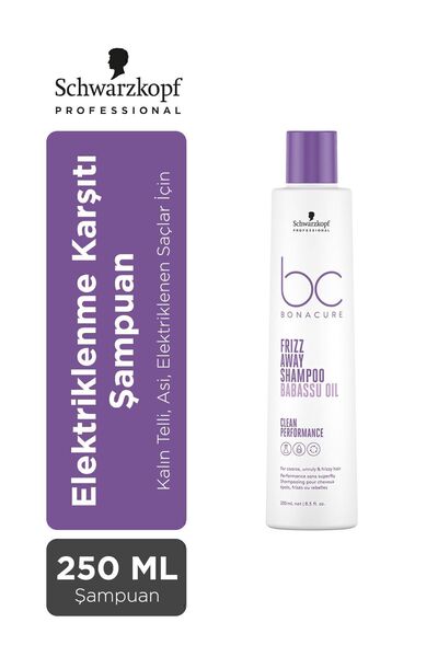 Bonacure BC Clean Frizz Away Elektriklenme Karşıtı Şampuan 250ml | Elektrikle...