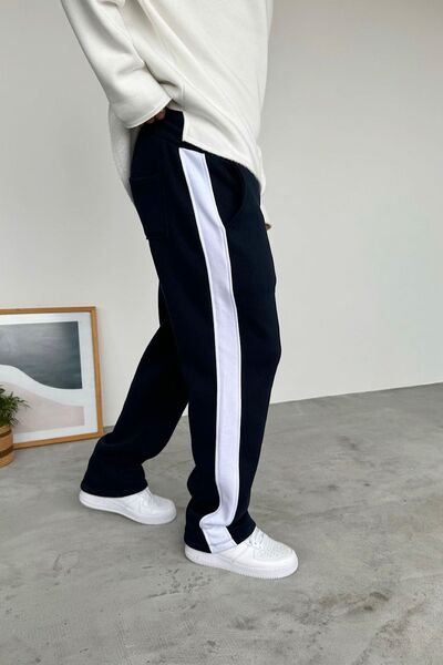 NO61 MAN Baggy Striped 3-thread Raised Tracksuit