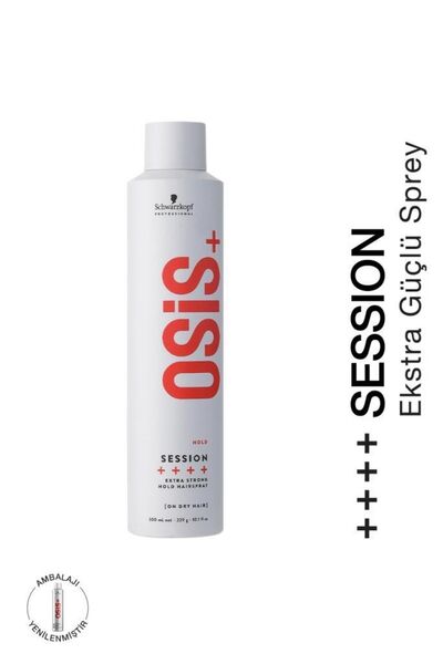 Osis Session Ekstra Güçlü Tutucu Sprey 300ml | Neme, Isıya Ve Rüzgara Karşı Kalıcı Koruma