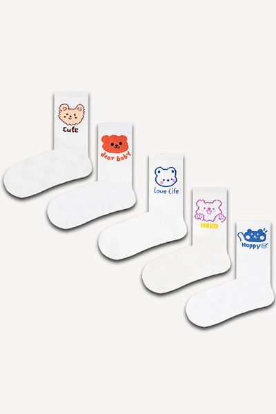 Neşeli Çoraplar Love Life Set of 5 Athletic Socks