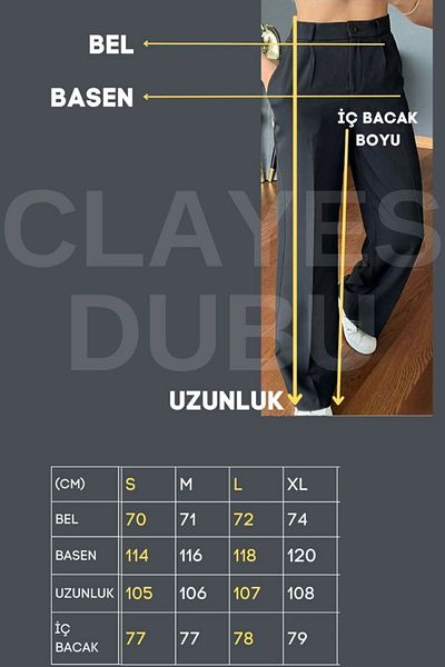 CLAYES Oversize Palazzo Trousers - Cut
