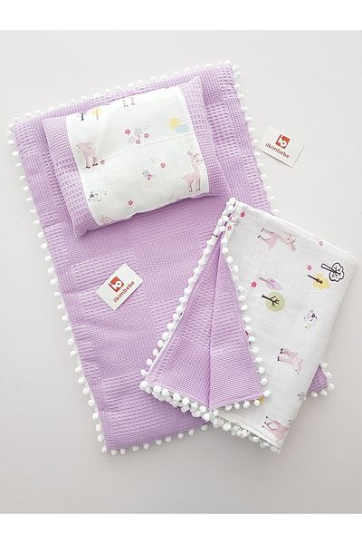 ilkimbebe Baby Products - Blanket Diaper Set, Cushion, Muslin, Newborn, Crib