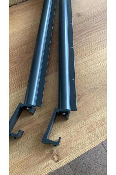 Genel Markalar 6 X 2,5 Cm Kare Balkon Çamaşırlık Kurutma Askılığı Antrasit Al...