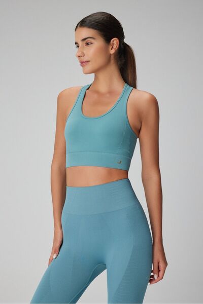 Jerf Gela Double Layer Kompress Sport Bra Water Green