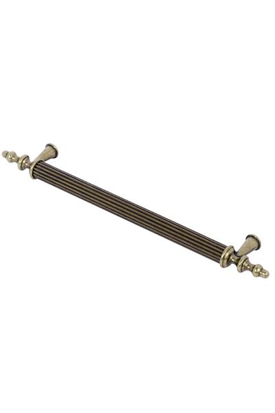 Badem10 Mâner de dulap cu sertar de bucătărie din metal galben - 128 mm (12,8 cm)