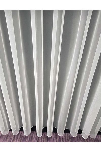 Taç Grek Bulleted Skirt - Rüyaper Plain Honeycomb and Tulle Curtain