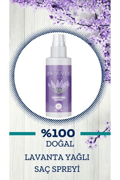 The Prouvee Reponses %100 Doğal Lavanta Yağlı Saç Spreyi 50ml