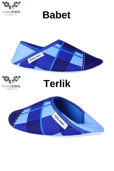 Flyingsteps Ανδρικές παντόφλες εσωτερικού χώρου με στάμπα Bab&ter με αντιολισθητική σόλα Home Shoes Panduf 11013
