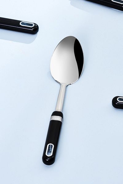 Karaca Mastermaid Black Serving Spoon - 32.2 cm