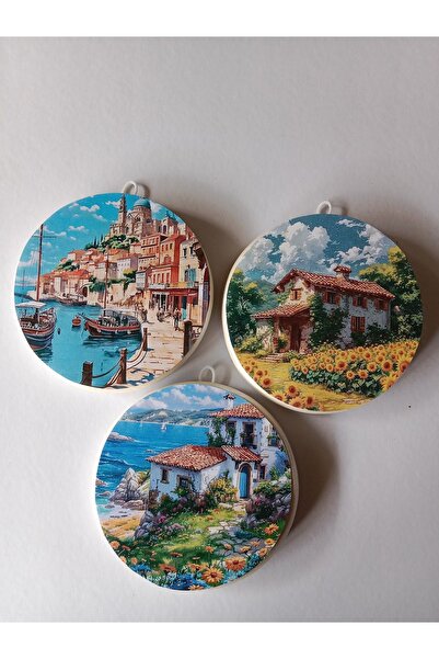 ZeyMin Art Mutfak Temalı 3 lü Duvar Süsü