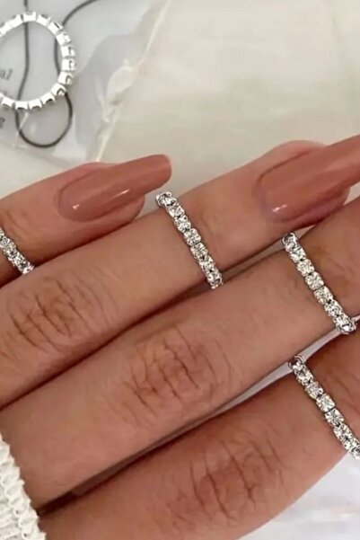 MAZEN 2 mm Jewelled Elastic Waterway Ring - Joint Ring, Foot Thumb Ring