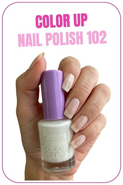 Callista Color Up Nail Polish Oje 102 Coconut Juice - Beyaz
