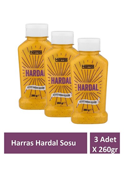 Harras Hardal sos hardal sosu 3 Adet x 260gr