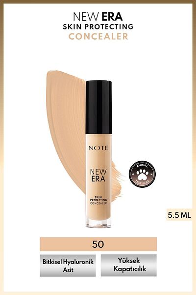 NOTE New Era 50 Medium Beige Skin Protecting Concealer - Under-Eye Concealer with Moisture and Finish