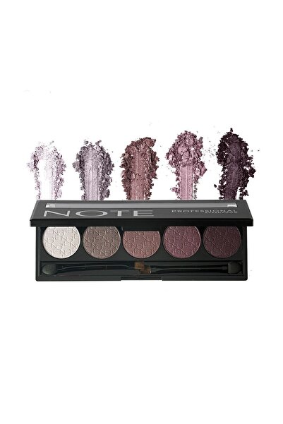 NOTE Professional Eyeshadow Mat Ve Işıltılı Toz Göz Far Paleti - 102 Purple Dream