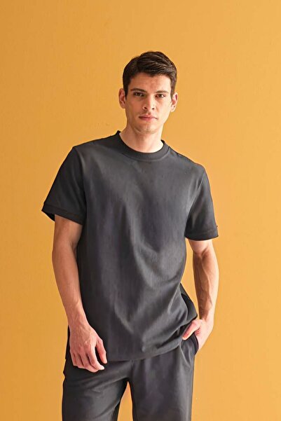 Tarzsokak Muška ležerna košulja kratkih rukava sa okruglim izrezom