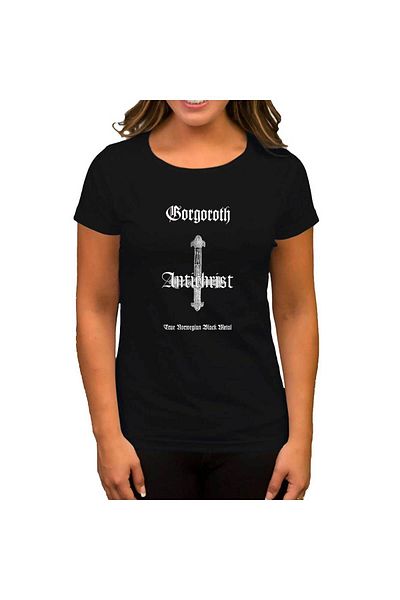 Z zepplin Gorgoroth Antichrist - Tricou negru pentru femei