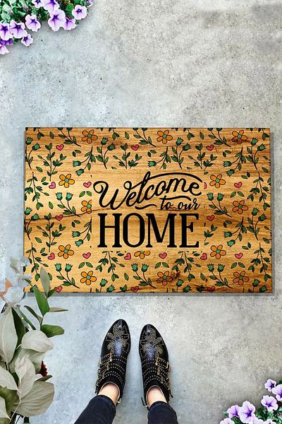 Chilai Home Pvc Maastricht Special Design Interior and Exterior Door Mat, Multi-Purpose Mat