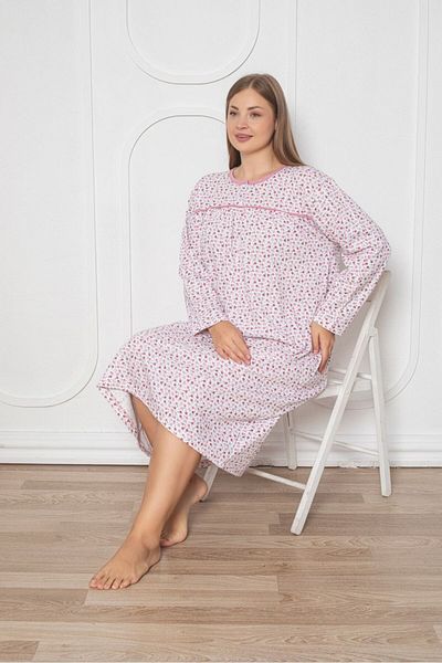 Asel Seasonal Plus Size Nightgown