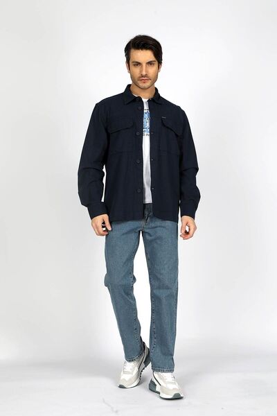 Lee Cooper Мъжко яке Regular Fit, тъмносиньо, 242 LCM 231003 NEWKAR, тъмносиньо