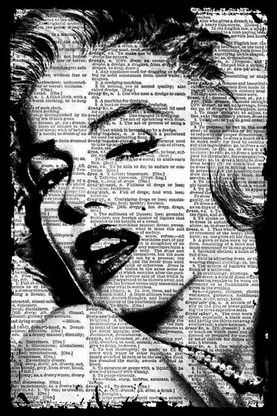 Hayal Poster Marilyn Monroe Retro Ahşap Poster (20x30)